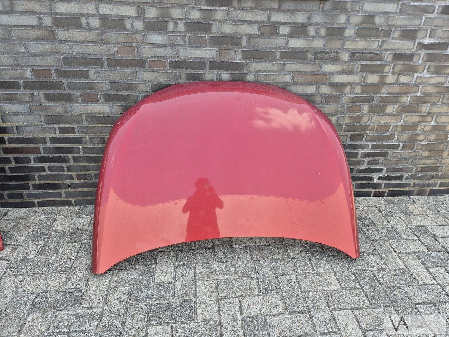 Seat Ibiza 6j 2008 - 2013 motorkap rood klein plekje €100, Gebruikt, -, -, Ophalen of Verzenden