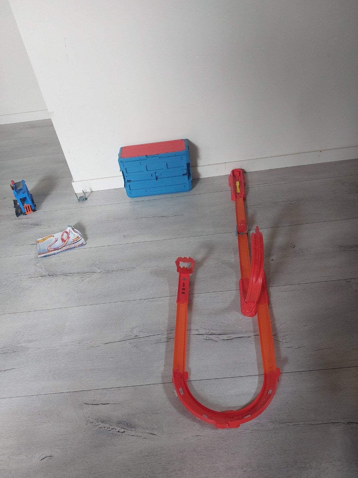 Hot Wheels City Speelset met Opbergbox en Auto's, Ophalen of Verzenden, Zo goed als nieuw