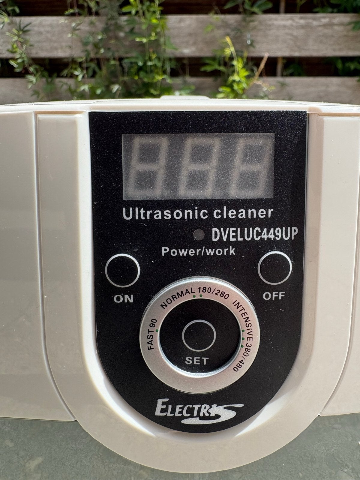 Electris DVELUC449UP Ultrasone Reiniger, Ophalen, Gebruikt
