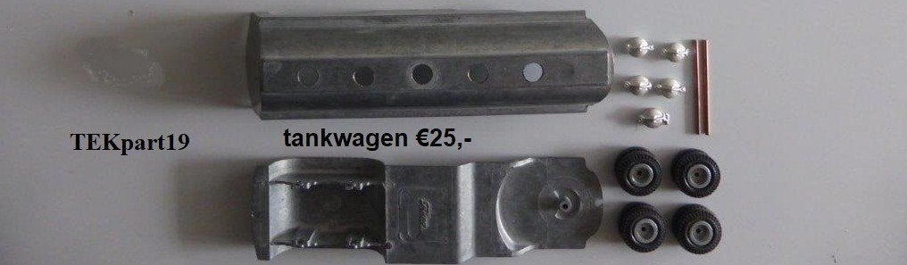 tekno tank trailer kit, Hobby en Vrije tijd, Modelauto's | 1:50, Ophalen of Verzenden, Nieuw, Bus of Vrachtwagen, Tekno