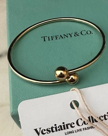 Tiffany & co Hardwear ball armband rapport Authenticiteit, Ophalen, Zo goed als nieuw, Goud