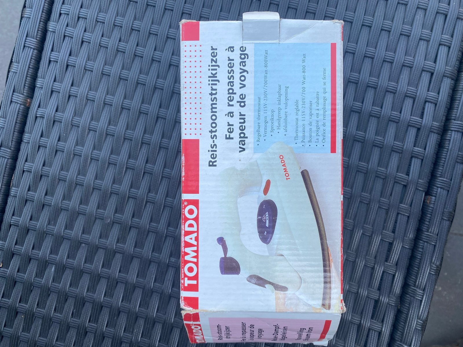 TOMADO Reisstrijkijzer TM-9014 - Compact en Handig, Witgoed en Apparatuur, Strijkijzers en Strijkplanken, Ophalen, Zo goed als nieuw