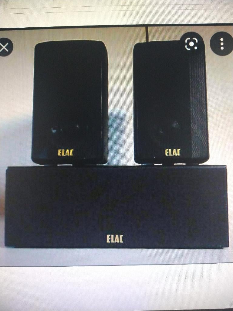 elac speaker set, Overige merken, Gebruikt, Ophalen of Verzenden, 60 tot 120 watt