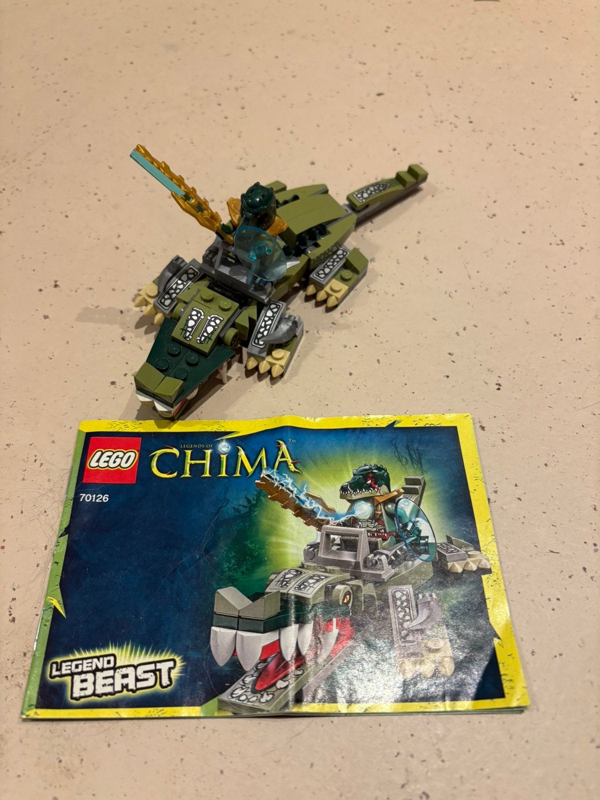 Lego Chima Krokodil 70126, Ophalen of Verzenden, Zo goed als nieuw