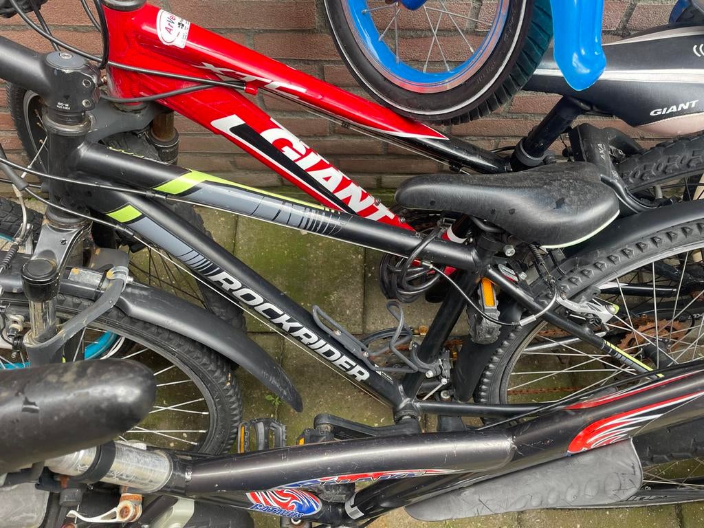 Partij fietsen en twee elektrische kinderfietsen (1 defect), Fietsen en Brommers, Fietsen | Vouwfietsen, Zo goed als nieuw, Ophalen of Verzenden