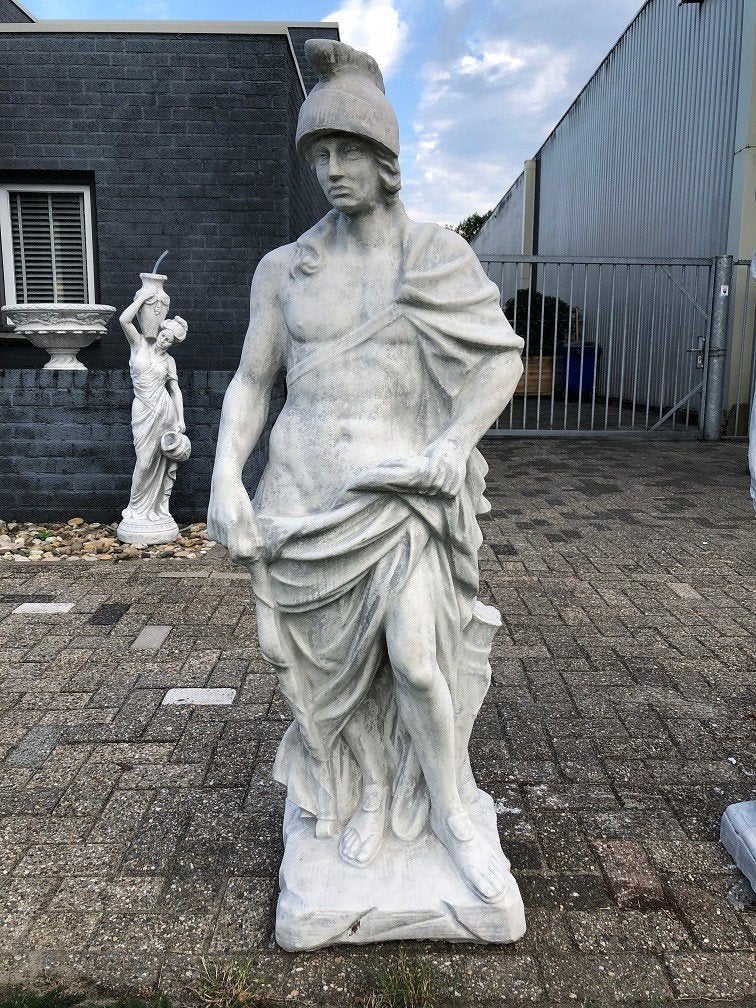 Beeld Achilles - 145 cm - Steen, Tuin en Terras, Steen, ., Nieuw, Ophalen of Verzenden