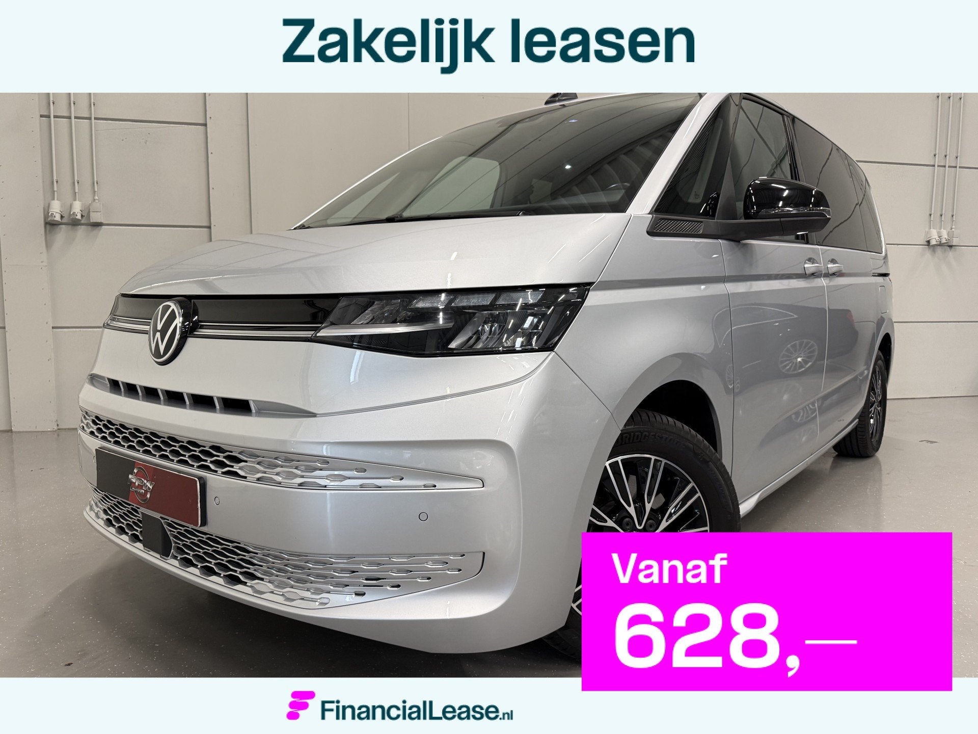 Volkswagen Multivan 1.4 eHybrid Life 7p. TREKHAAK/ACC/ELECTR, Stof, Gebruikt, Zwart, Met garantie (alle)