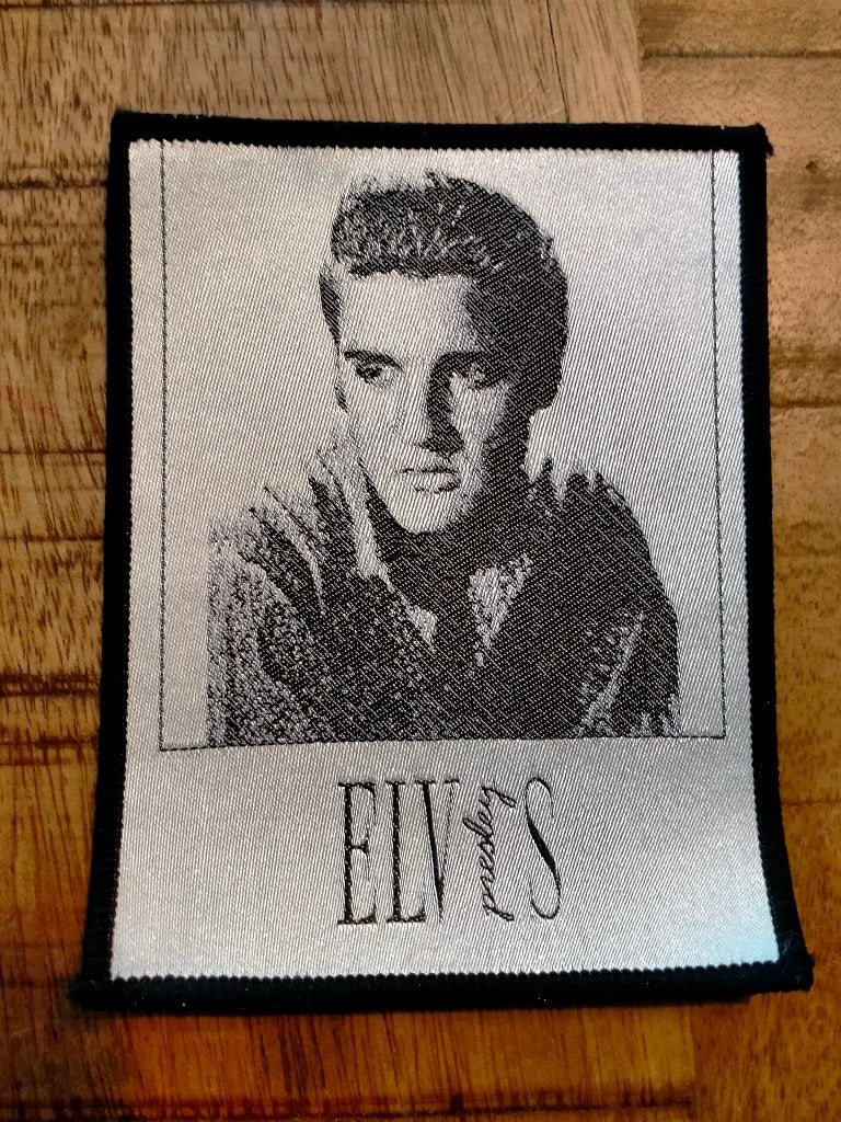 Elvis Presley king of Rock en Roll vintage patch embleem 5, Ophalen of Verzenden, Nieuw, Kleding