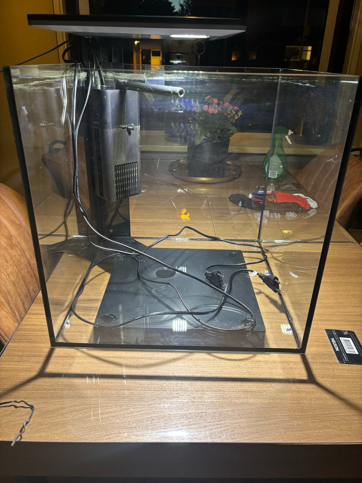 Superfish cubig 60, Dieren en Toebehoren, Vissen | Aquaria en Toebehoren, Ophalen, Zo goed als nieuw, Leeg aquarium