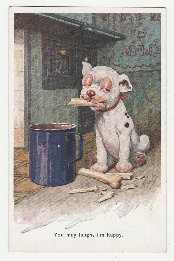 Bonzo hondje.  Feiertag .  1930.  Honden.  Illustrateurs., Verzenden, 1920 tot 1940, Ongelopen, Overige thema's