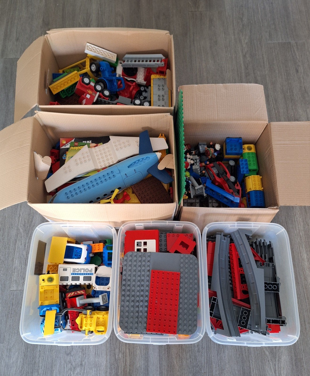 Lego duplo, Ophalen