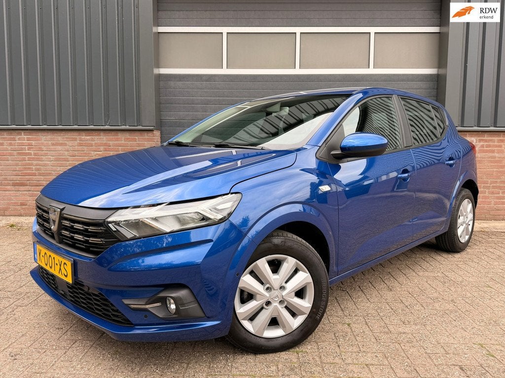 Dacia Sandero 1.0 TCe 90PK Journey LPG Carplay, Led, Achteru, Auto's, Dacia, Bedrijf, Te koop, Sandero, ABS, Achteruitrijcamera