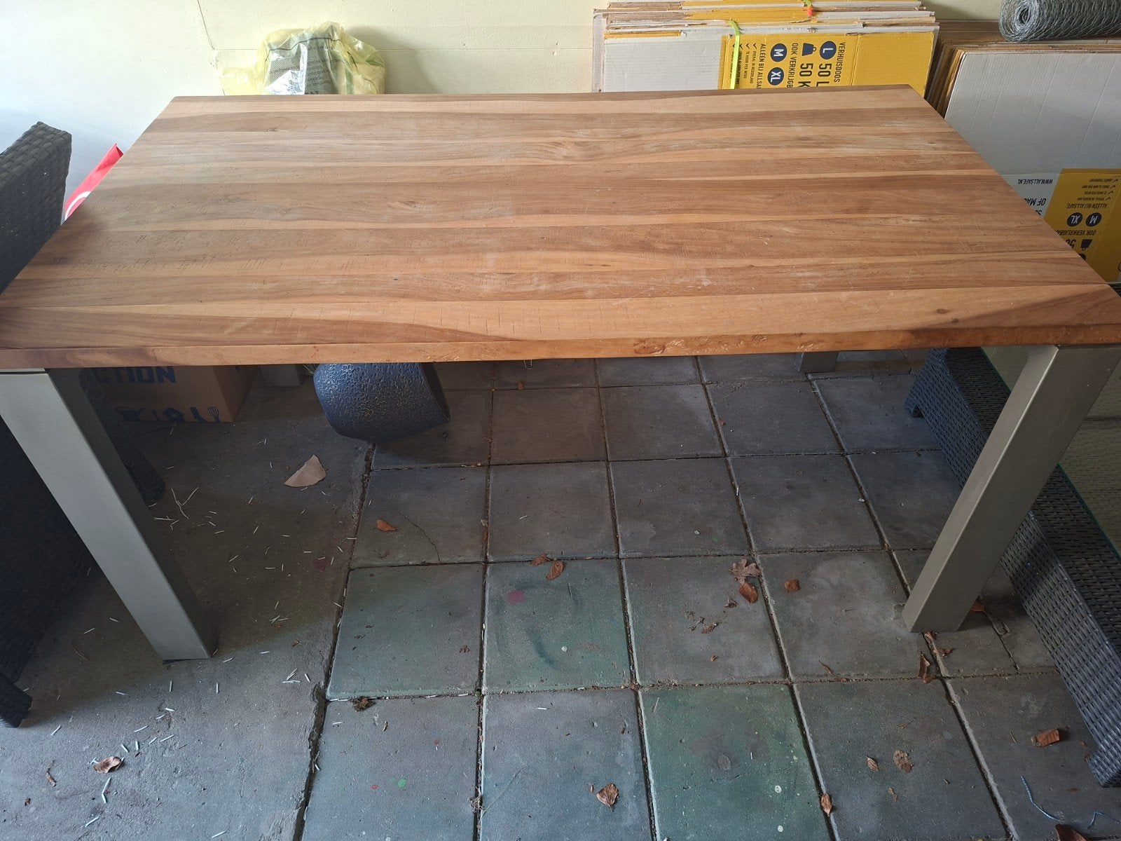 Gratis eettafel, Ophalen, Gebruikt, Rechthoekig, 50 tot 100 cm