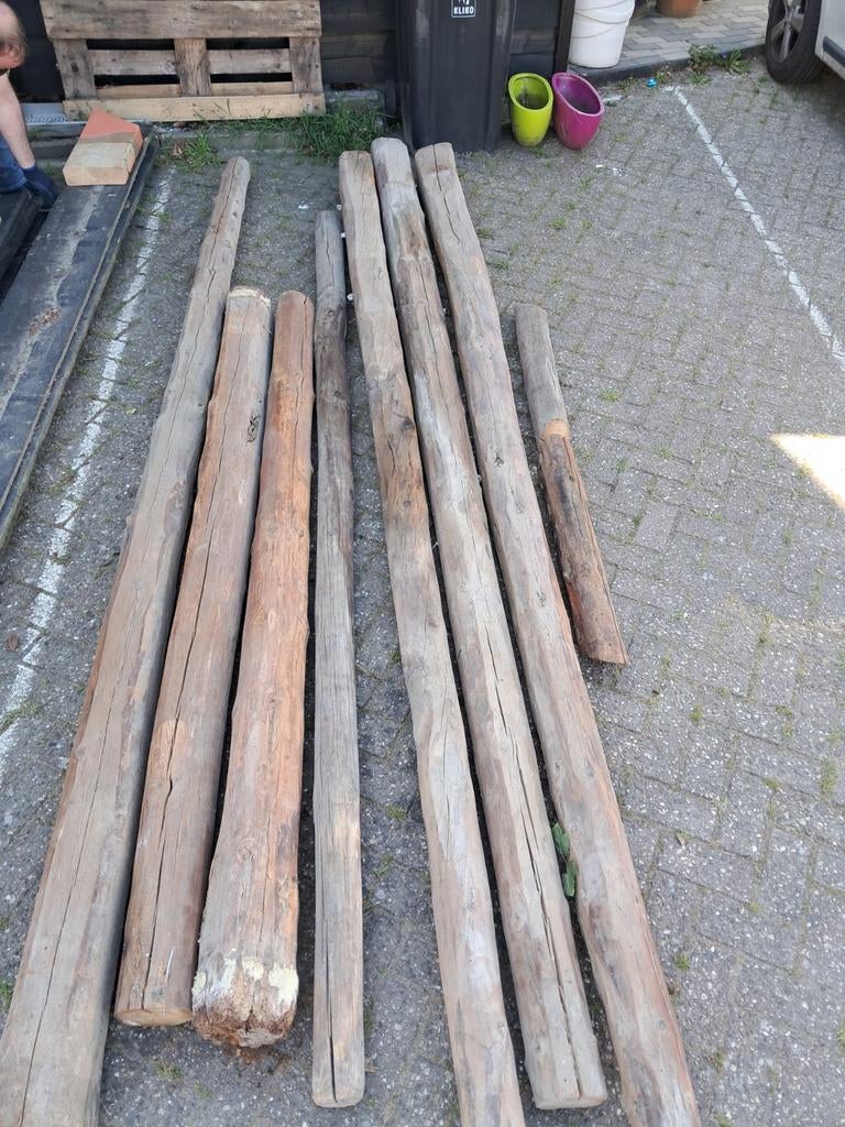 Houten balken, Tuin en Terras, Palen, Balken en Planken, Ophalen, 250 cm of meer, Balken