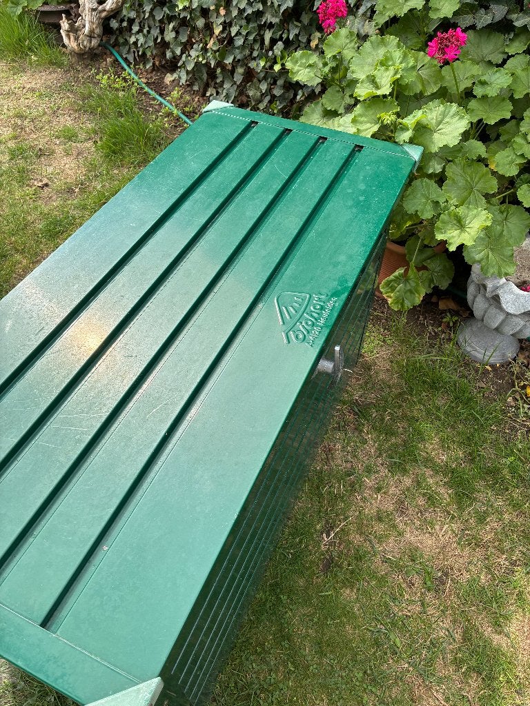 Opberbox biohort donker groen, Ophalen, Zo goed als nieuw, Metaal, Overige typen