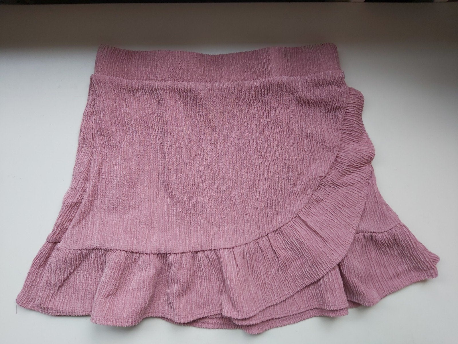 Leuk roze rokje met overslag, Meisje, Ophalen of Verzenden, Zo goed als nieuw, Jurk of Rok