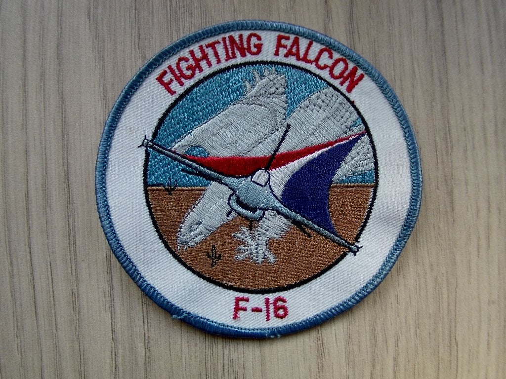 Patch F-16 Fighting Falcon, Verzenden, Luchtmacht, Nederland, Embleem of Badge