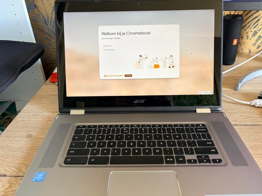 Acer Chromebook Spin 15 CP315-1H-P75Z, Computers en Software, Chromebooks, Ophalen of Verzenden, Zo goed als nieuw