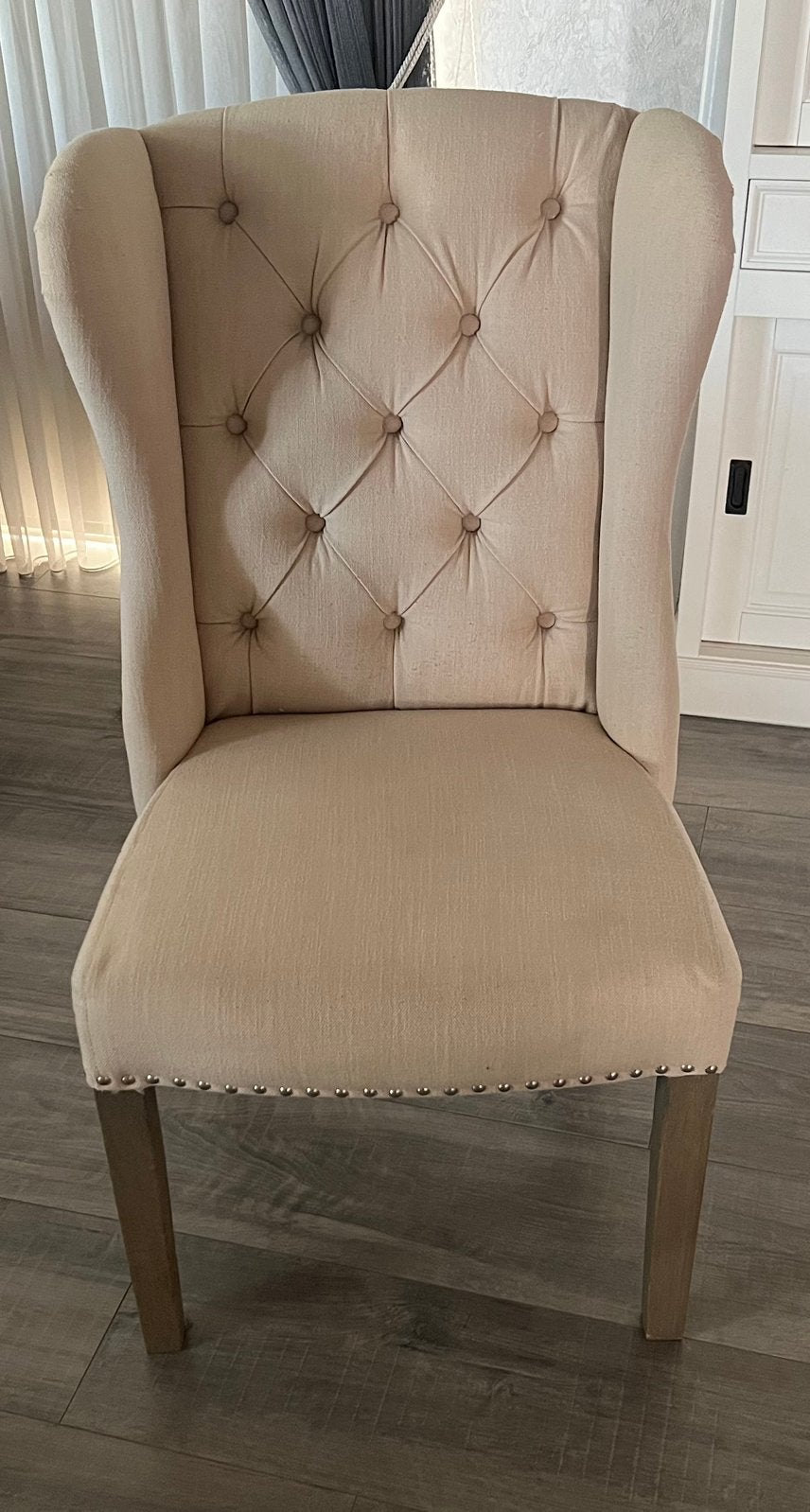 4 Richmond stoelen crèmekleurig, Huis en Inrichting, Stoelen, Ophalen, Zo goed als nieuw