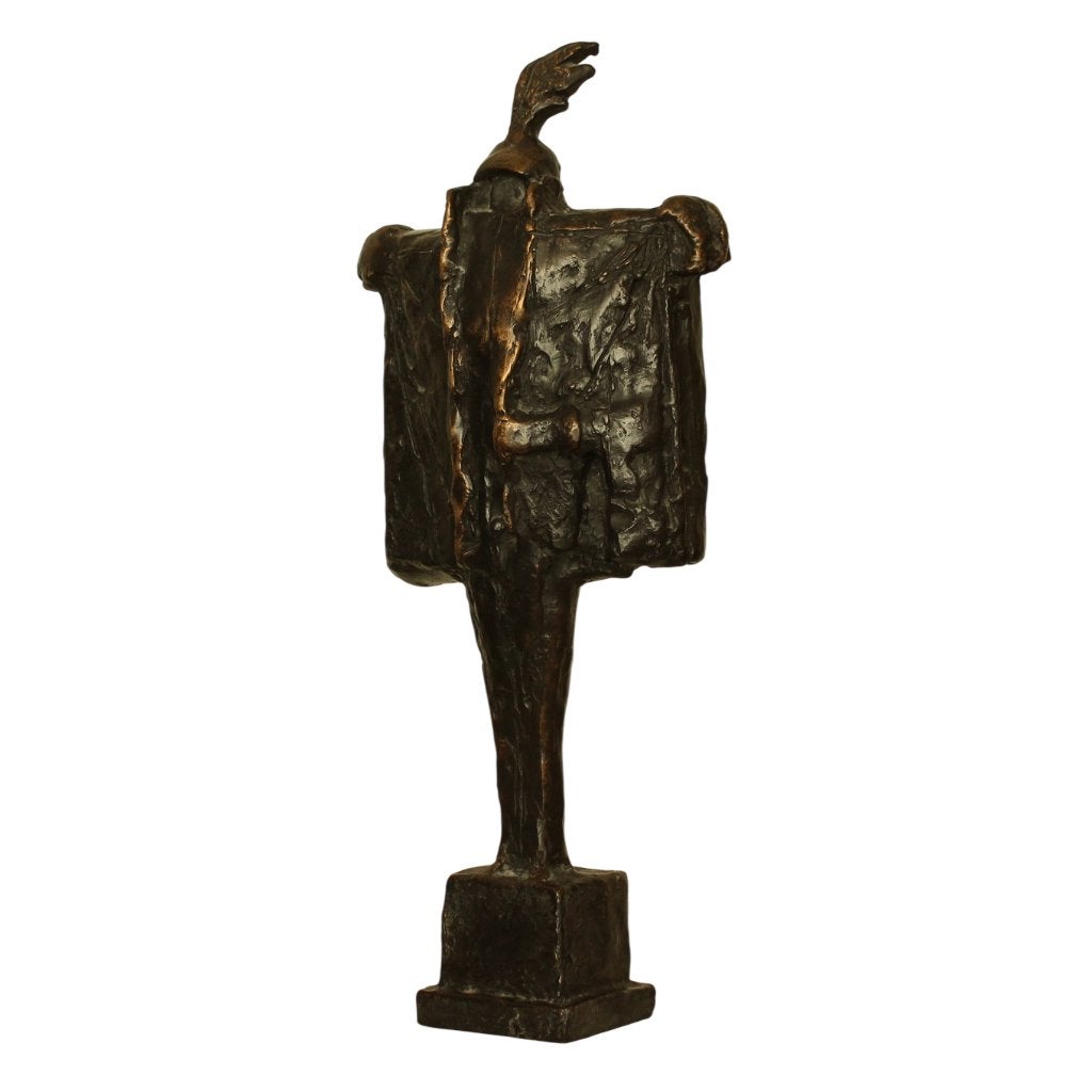 BRONZEN BEELD Eric Claus COMMEDIA DELL'ARTE IL CAPITANO, Ophalen of Verzenden, Brons, Beeld
