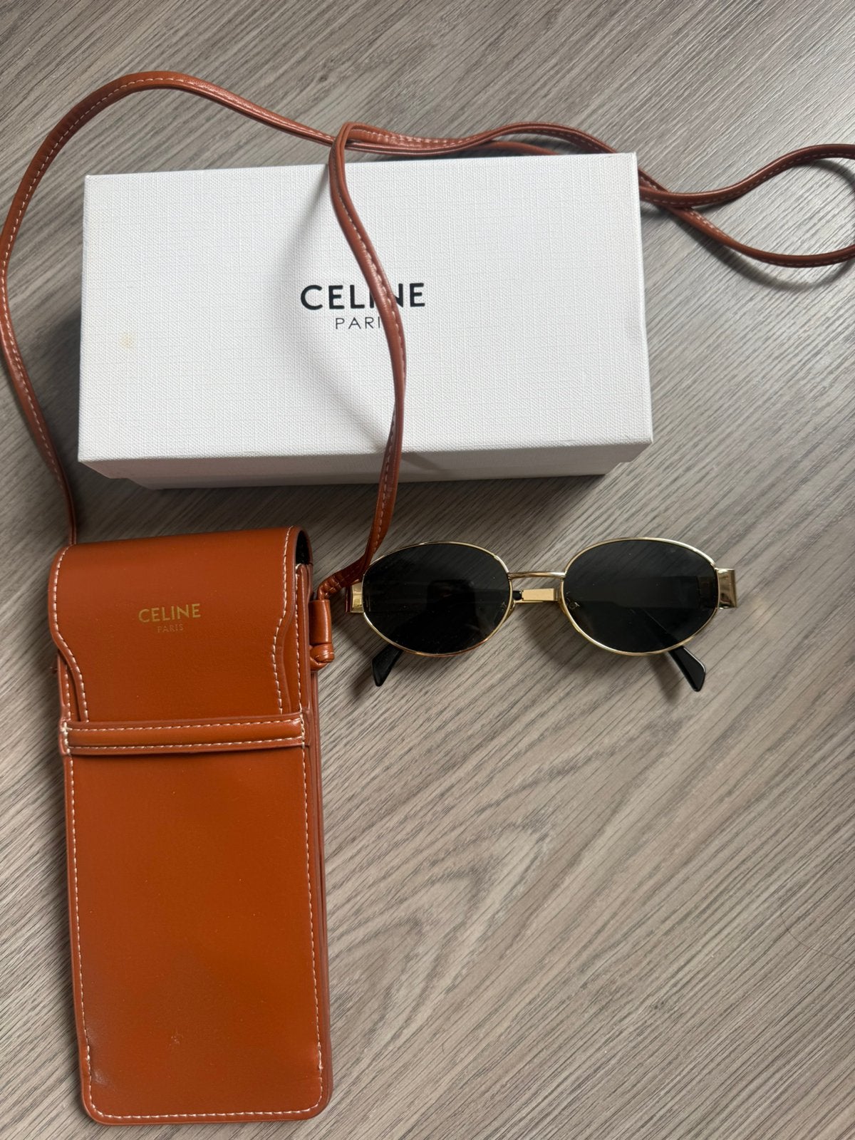 Celine zonnebril, Overige merken, Gebruikt, Zonnebril, Zwart