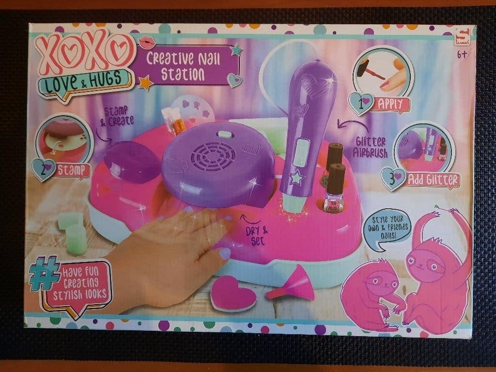 XOXO love & hugs creative nail station, Kinderen en Baby's, Ophalen of Verzenden, Zo goed als nieuw, Ontdekken