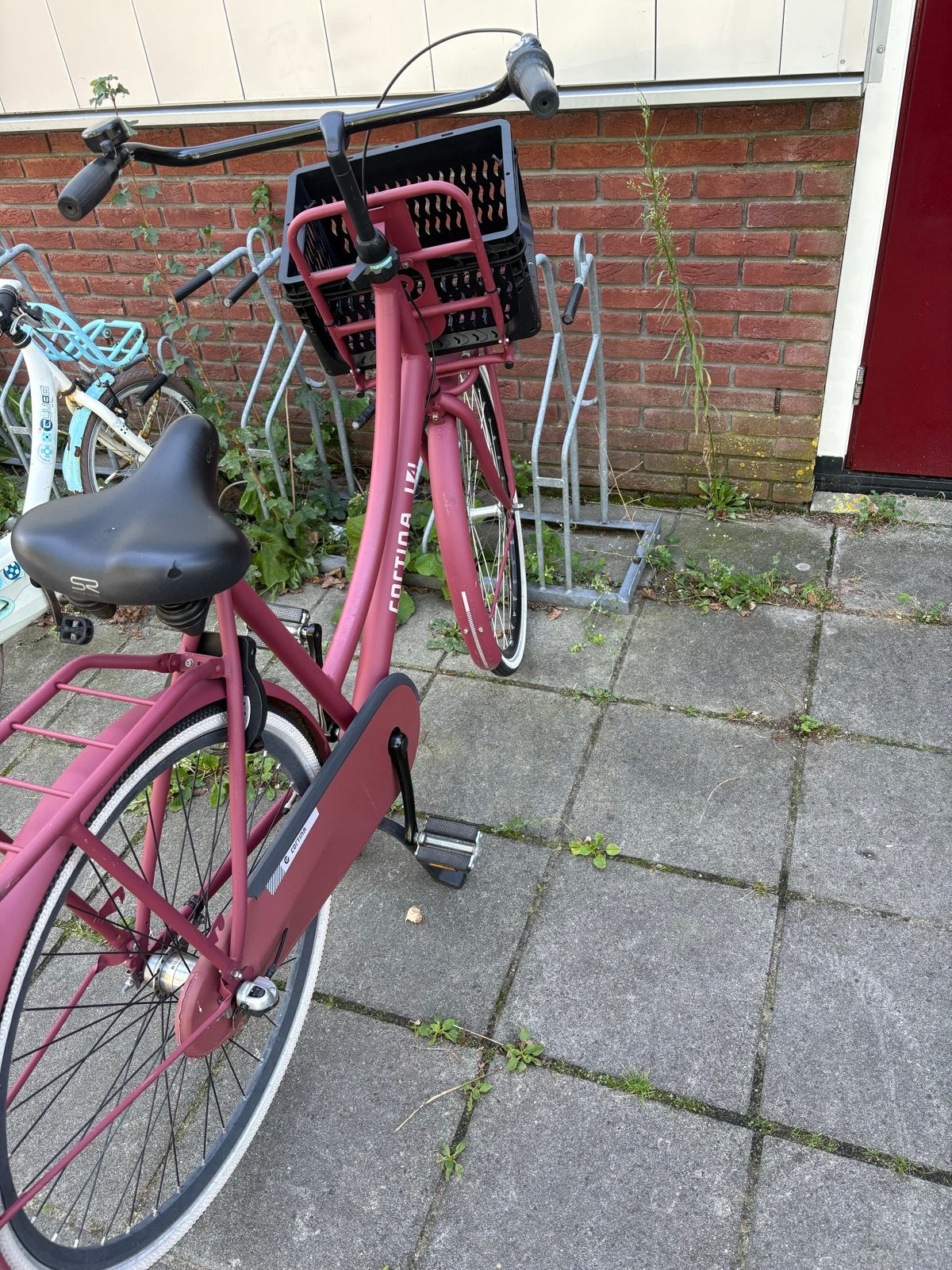 Cortina U4 Transportfiets Dames 28 inch- gebruikerssporen, Terugtraprem, Gebruikt, 50 tot 53 cm, Ophalen