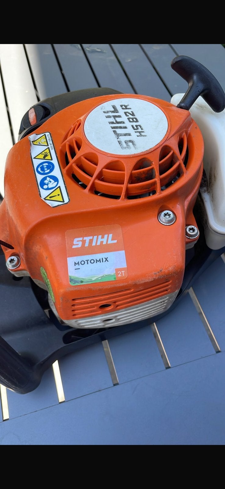 Stihl heggenschaar hs 82 r, Ophalen of Verzenden, Zo goed als nieuw, Benzine