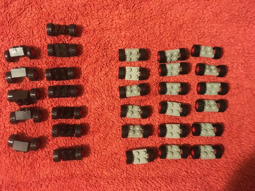 Lego wieltjes klein, Ophalen of Verzenden, Gebruikt