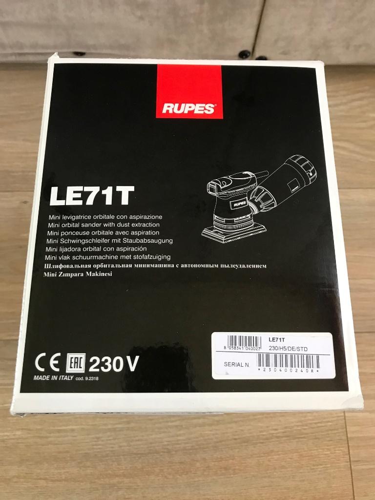 Rupes LE71T, Ophalen, Nieuw, Minder dan 600 watt, Vlakschuurmachine