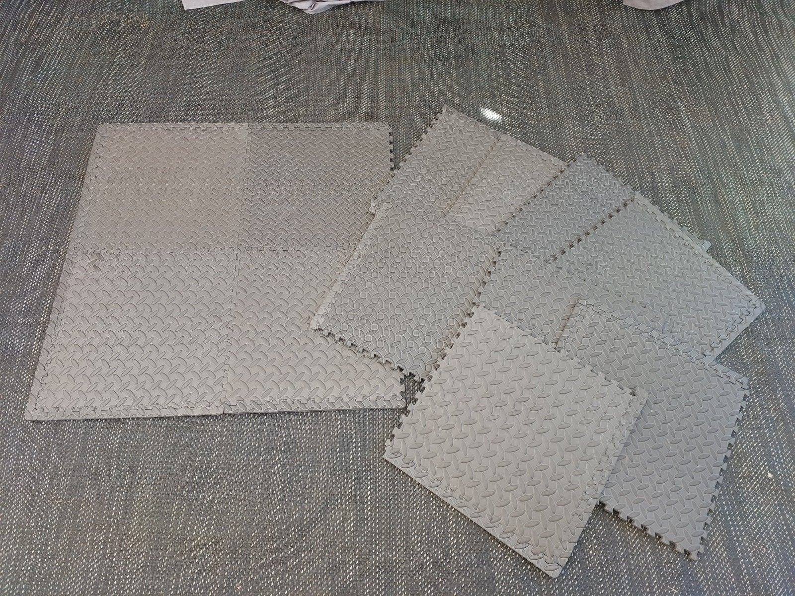 12 foam tegels 38,5x38,5 cm zonder zijranden, Ophalen of Verzenden, Zo goed als nieuw