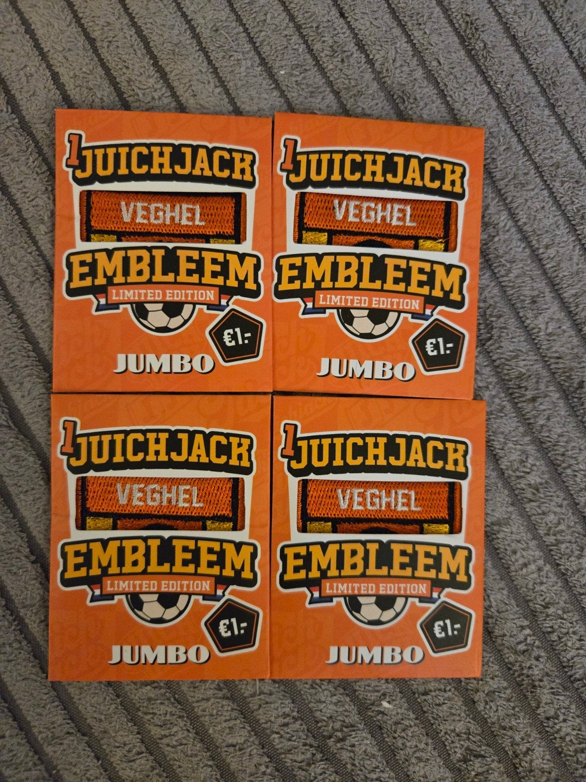 Zeldzaam Jumbo Juichjack Veghel embleem Limited Edition, Jumbo, Verzenden