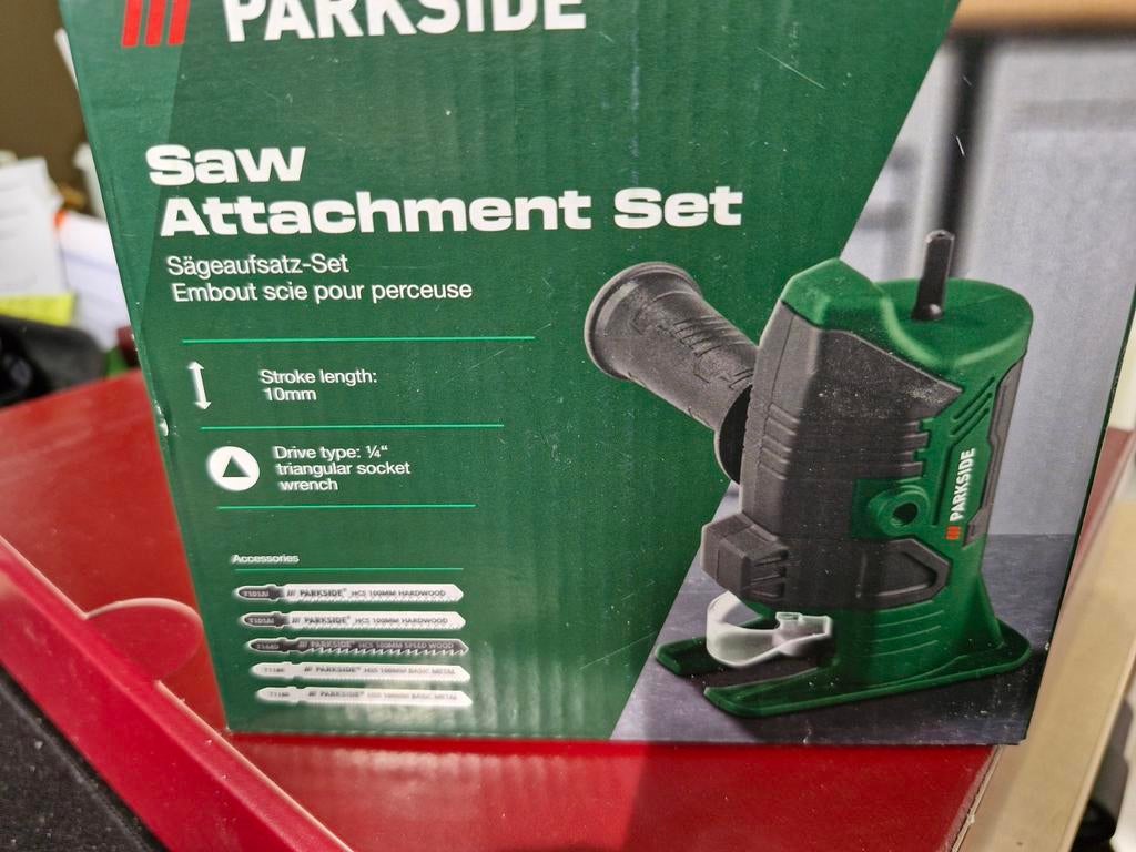 Parkside zaagopzetstuk voor boormachine, Ophalen of Verzenden
