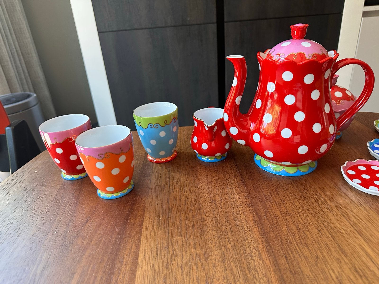 Oilily theeservies, ongebruikt, Huis en Inrichting, Ophalen, Overige merken, Keramiek, Nieuw