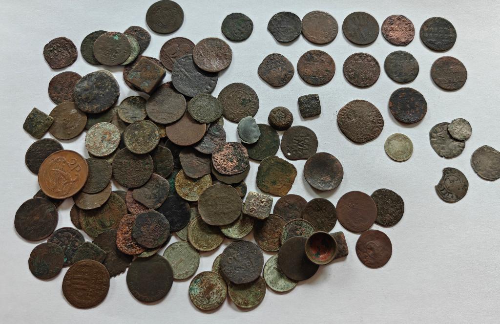 Bodemvondst munten ca. 119 stuks, Verzenden, Koningin Beatrix, Overige waardes