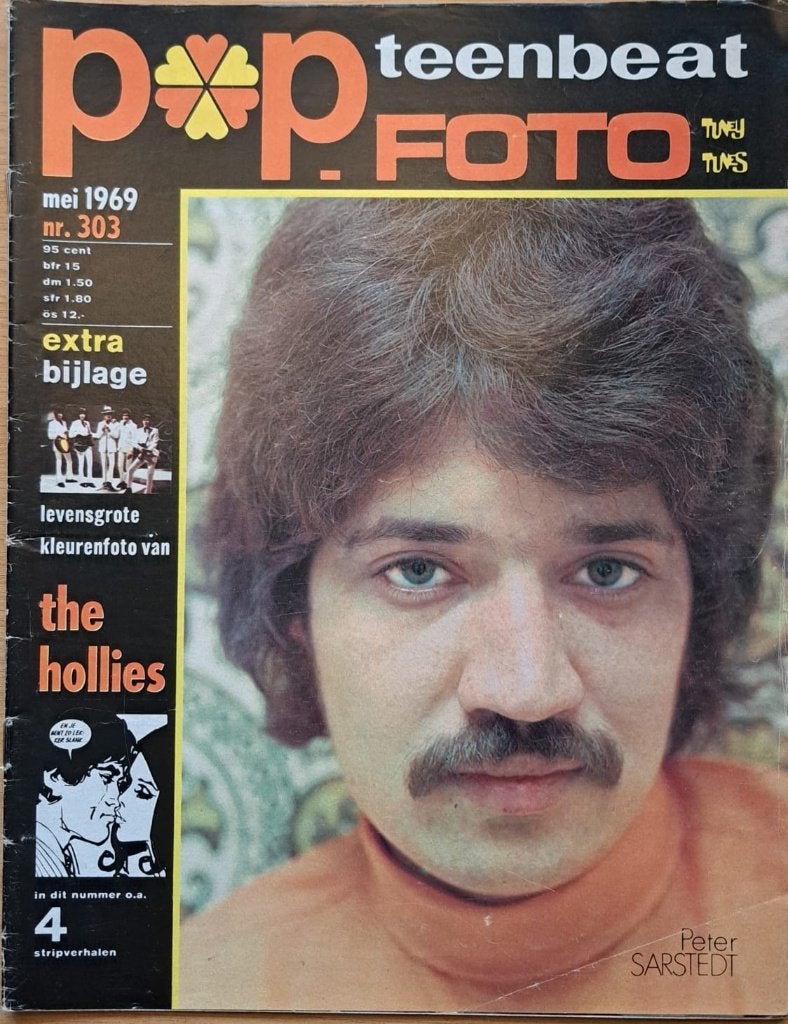 Popfoto mei 1969 MET grote bijlage The Hollies, Ophalen of Verzenden, 1960 tot 1980, Nederland, Tijdschrift