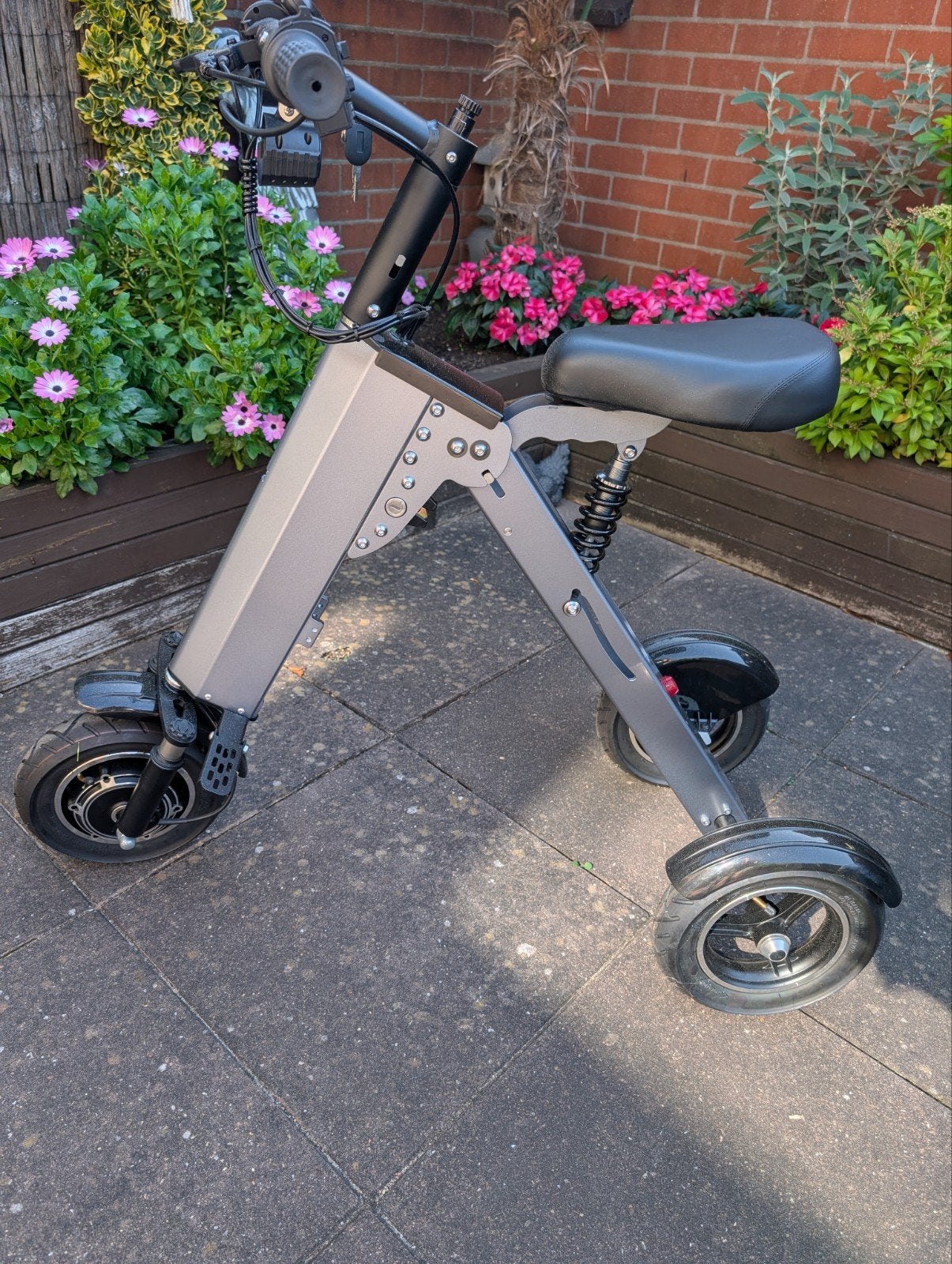 elektrische opvouwbare lichtgewicht scootmobiel, Ophalen, Opvouwbaar, Zo goed als nieuw