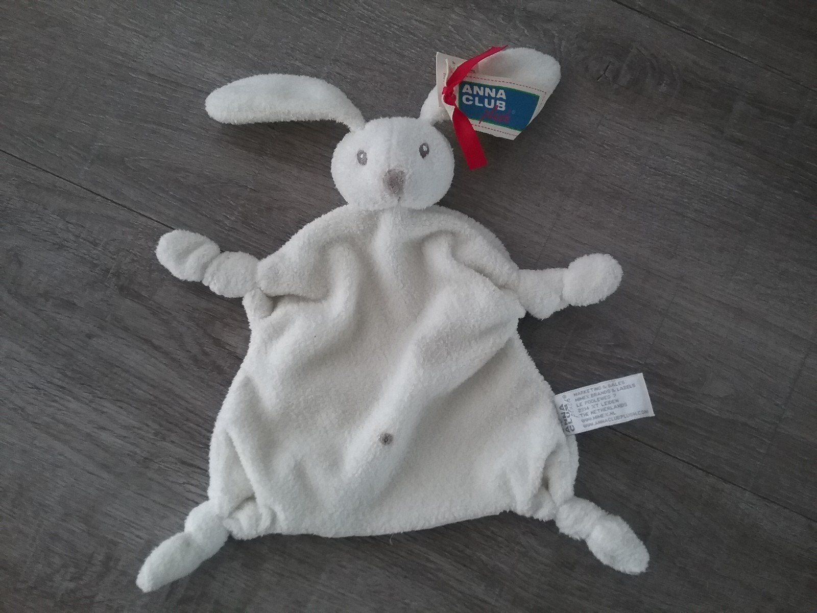 Nieuw anna plush club konijn knuffeldoek, Ophalen of Verzenden, Nieuw, Konijn