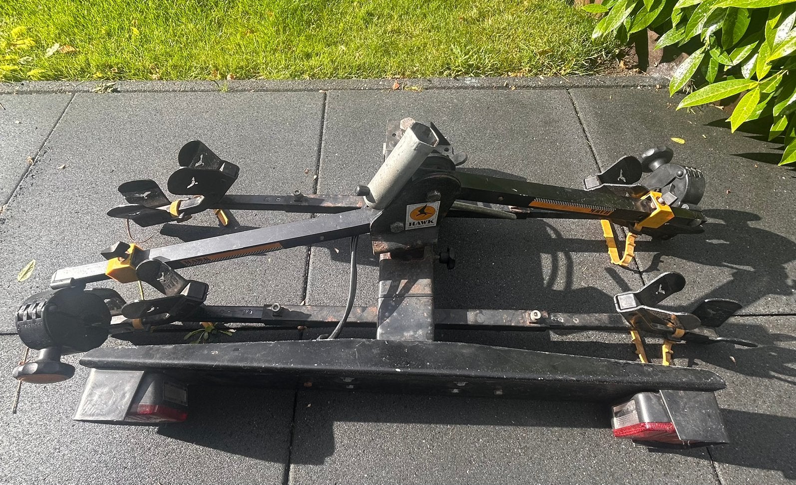 Fietsendrager merk hawk, Ophalen of Verzenden, 2 fietsen, Gebruikt, Trekhaakdrager