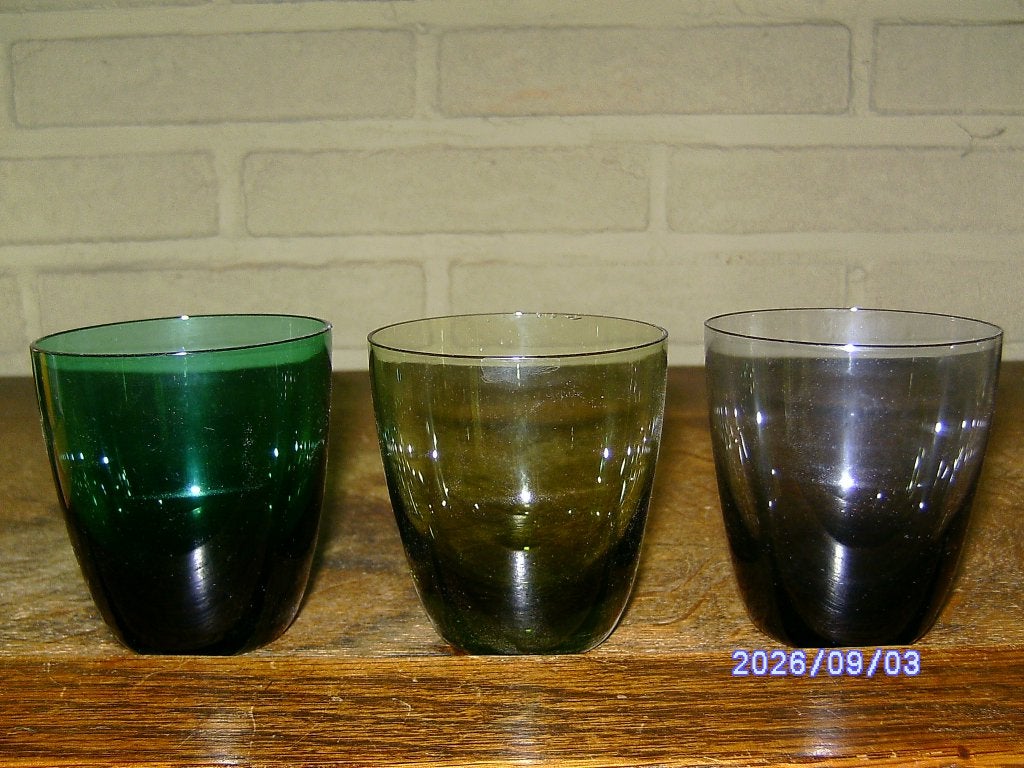 Leerdam glasservies Max Verboeket vruchtenglaasjes 1956, Verzamelen, Glas en Borrelglaasjes, Ophalen of Verzenden, Gebruikt, Overige typen