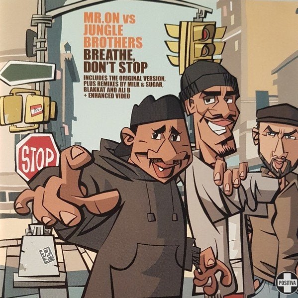MR ON VS JUNGLE BROTHERS CD SINGLE BREATHE DON'T STOP, Ophalen of Verzenden, Zo goed als nieuw, Pop
