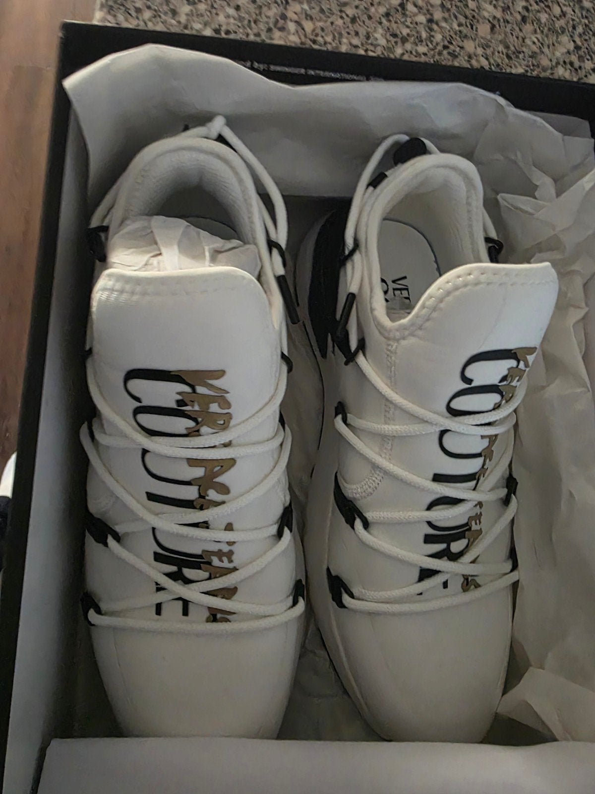 (nieuw)  versace schoenen hern, Ophalen of Verzenden, Nieuw, Zwart, Versace