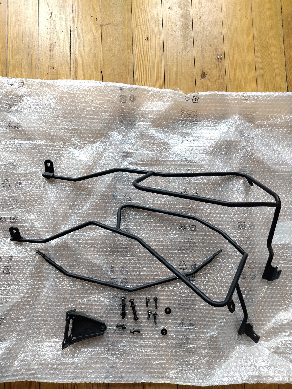 Givi soft zadeltassendrager zwart, Honda Transalp 700, Motoren, Ophalen of Verzenden, Gebruikt