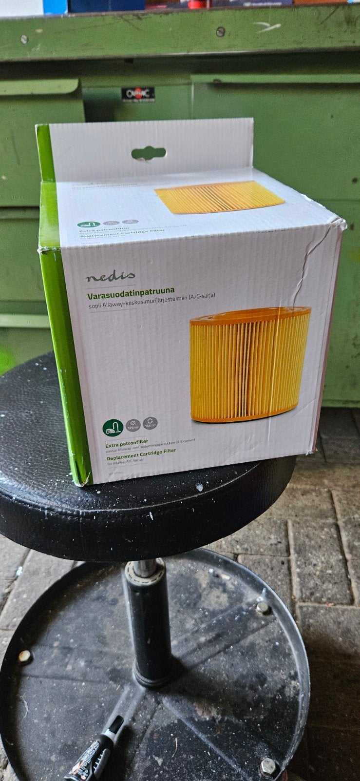 Nedis Cartridgefilter voor Allaway A/C-serie stofzuigers, Ophalen of Verzenden, Nieuw