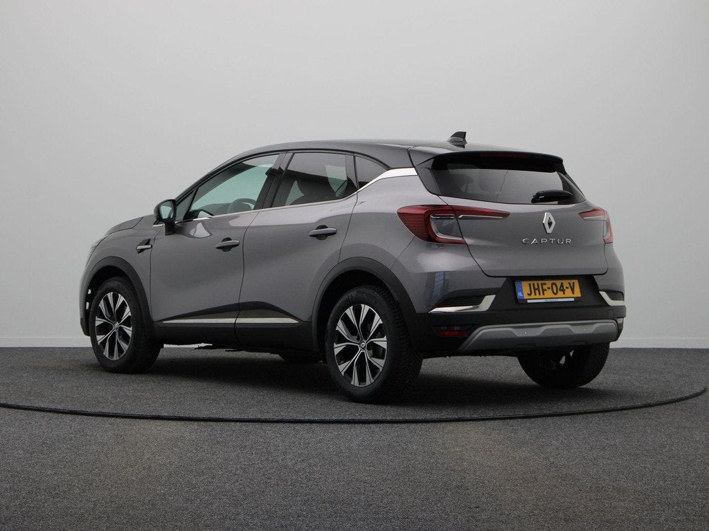 Renault Captur TCe 90pk Techno | Navi | Clima | Achteruitrij, Gebruikt, Euro 6, Leder en Stof, 3 cilinders