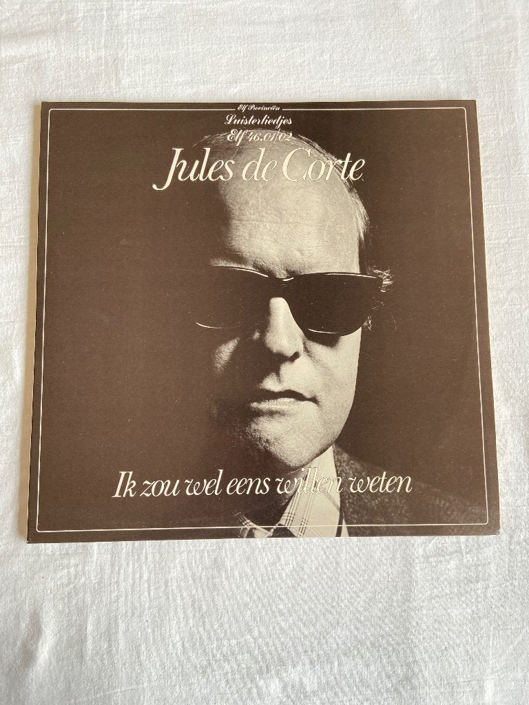 jules de corte  -  ik zou wel eens willen weten, LP, Overige genres, Ophalen of Verzenden, Zo goed als nieuw