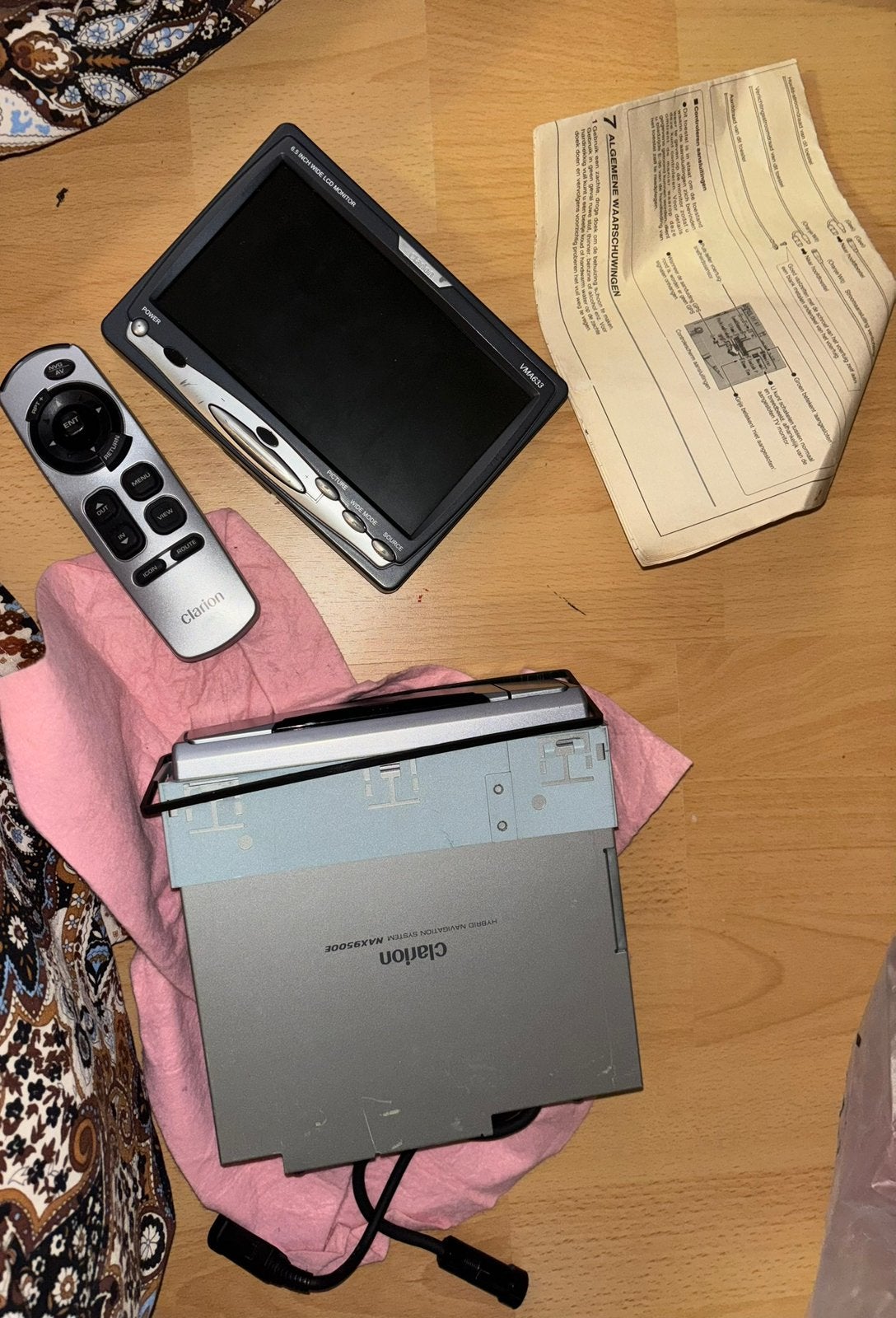 Dvd speler auto radio clarion, Auto diversen, Autoradio's, Ophalen, Gebruikt