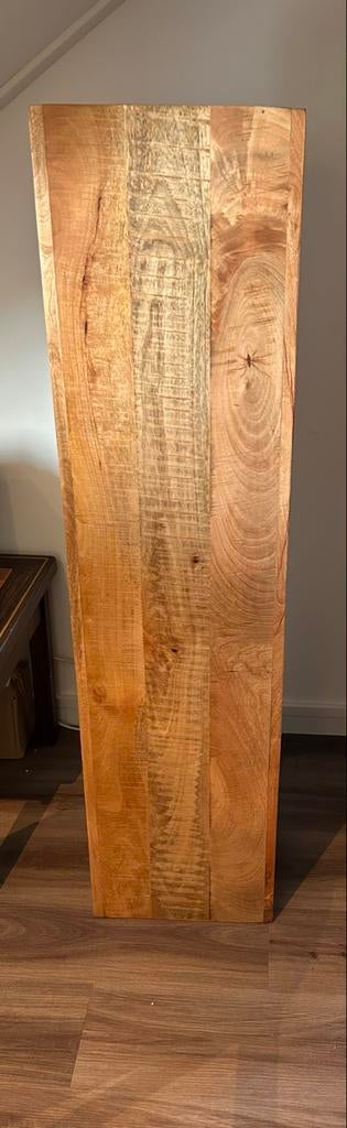 Mango Houten TV Meubel - 140x30 cm, Huis en Inrichting, Kasten | Televisiemeubels, Ophalen, 100 tot 150 cm, Zo goed als nieuw