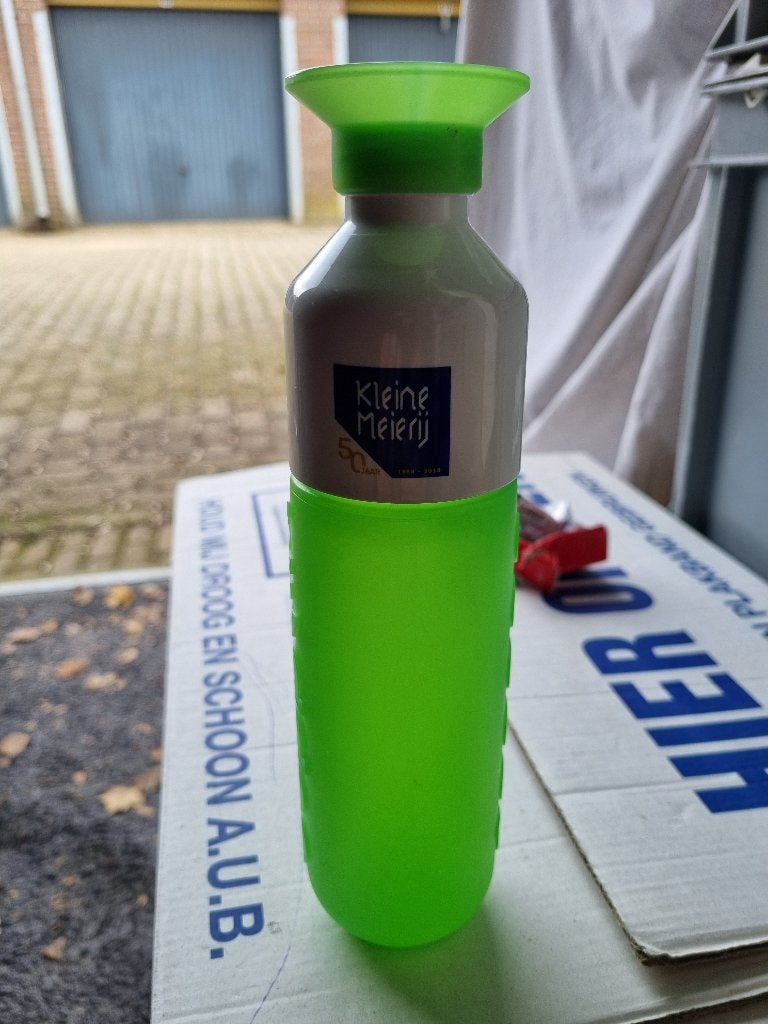 dopper fles groen, Ophalen of Verzenden, Gebruikt