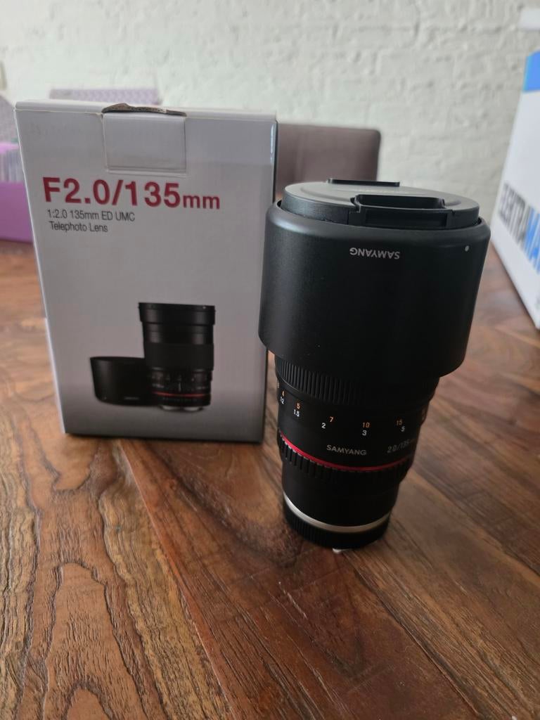 Samyang 135mm f/2.0 ED UMC Telelens voor Sony E-mount, Audio, Tv en Foto, Fotografie | Lenzen en Objectieven, Ophalen of Verzenden